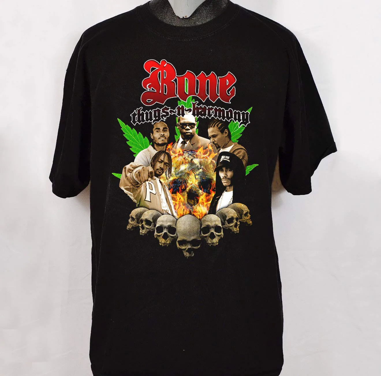 

Футболка Bone Thugs N Harmony для мужчин и женщин, полноразмерная рубашка от S до 5XL, LI289