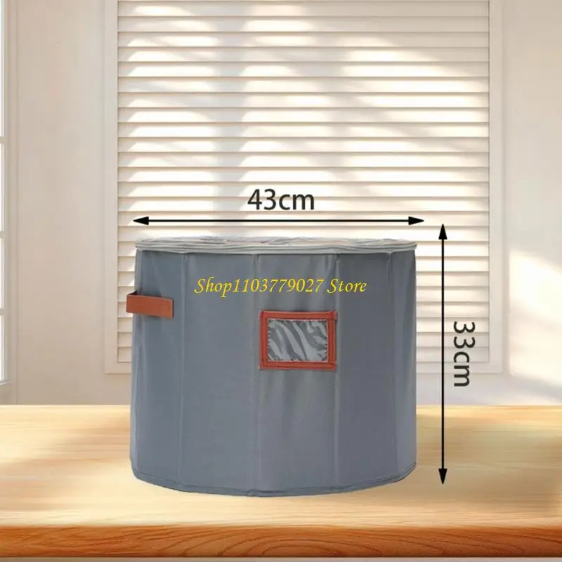 C4DF Space Efficient Round Shoe Basket Stores Up To 12 Pairs Ready To Use