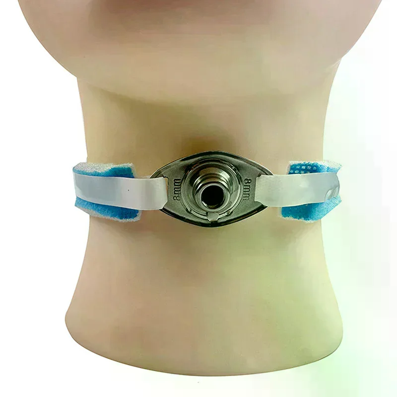 

Tracheostomy Tube Collar Tracheostomy Tube Holder Hook And Loop Closure Reusable Tracheostomy Ties For Post Neck Surgery