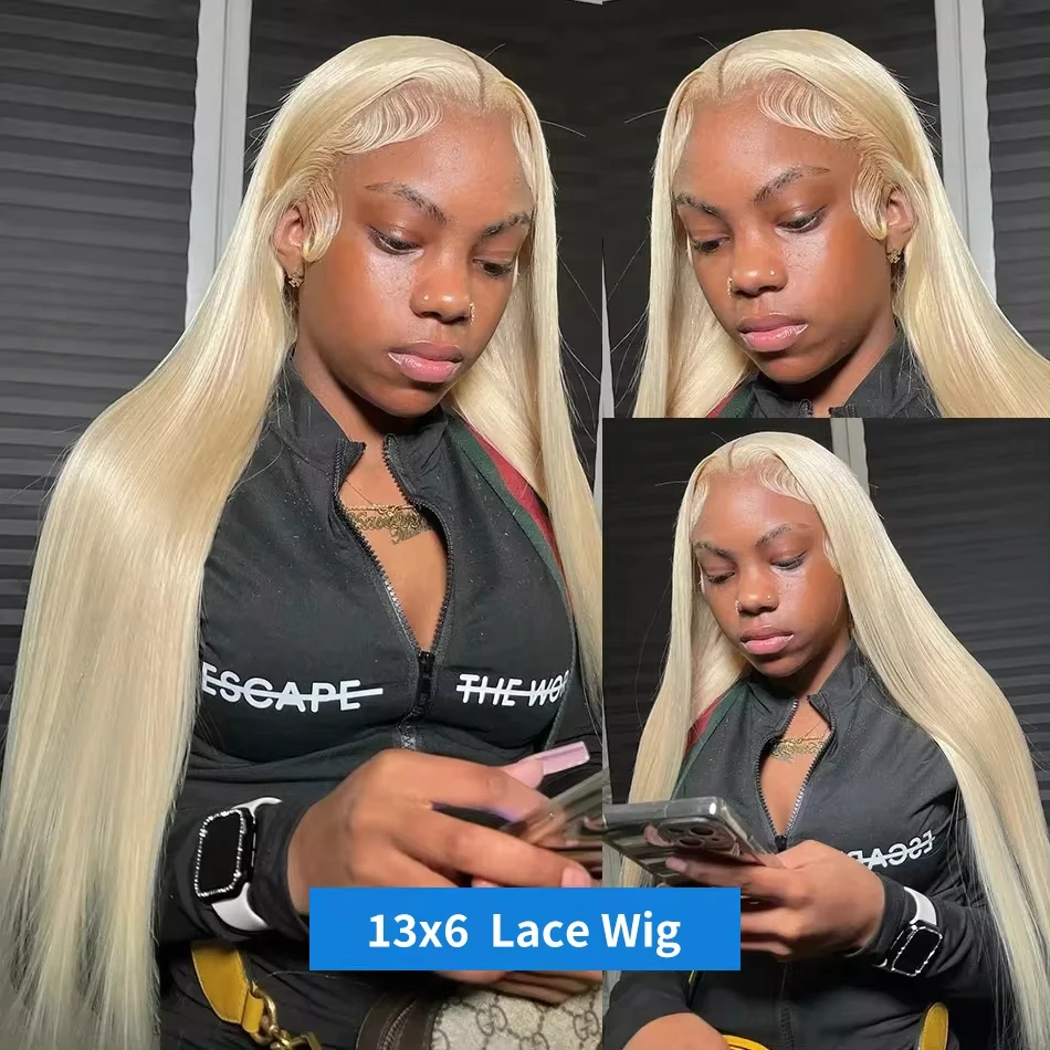 Tewjig 40 Inch Straight 613 HD Honey Blonde 13x6 Lace Front Human Hair Wig For Women Brazilian 200% Color 13x4 Lace Frontal Wigs