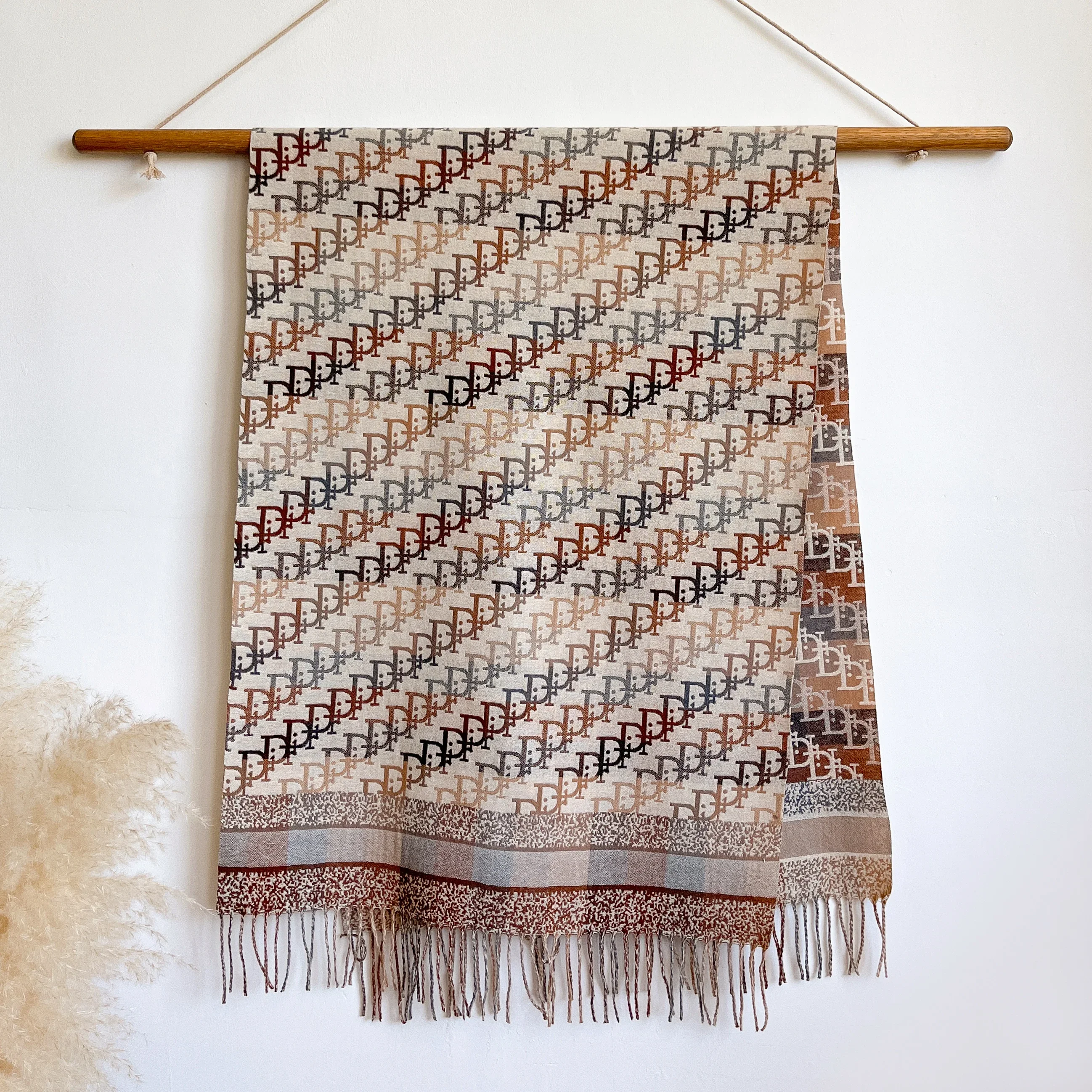 Winter Neue Marke Nationalen Stil Paisley Design Dicke Pashmina Warme Schal Lange Quaste Druck Schal Frauen Halten Warme Poncho Stolen – Detail 7