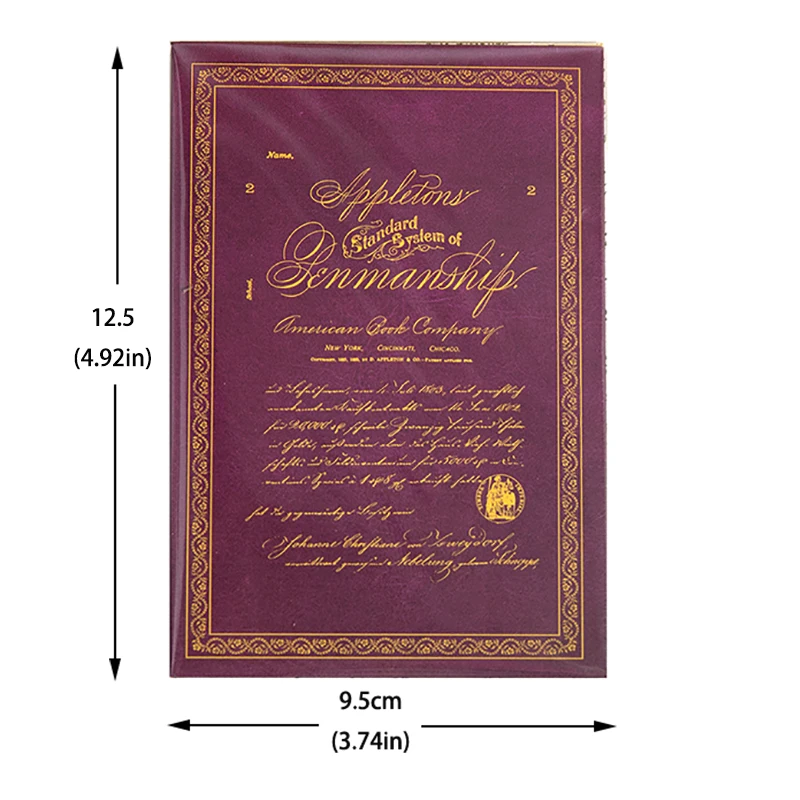 Mr. Paper 8 Style 40pcs/book Creative Text Message Card Vintage English Hand Account Material Decorative Stationery Card Stock