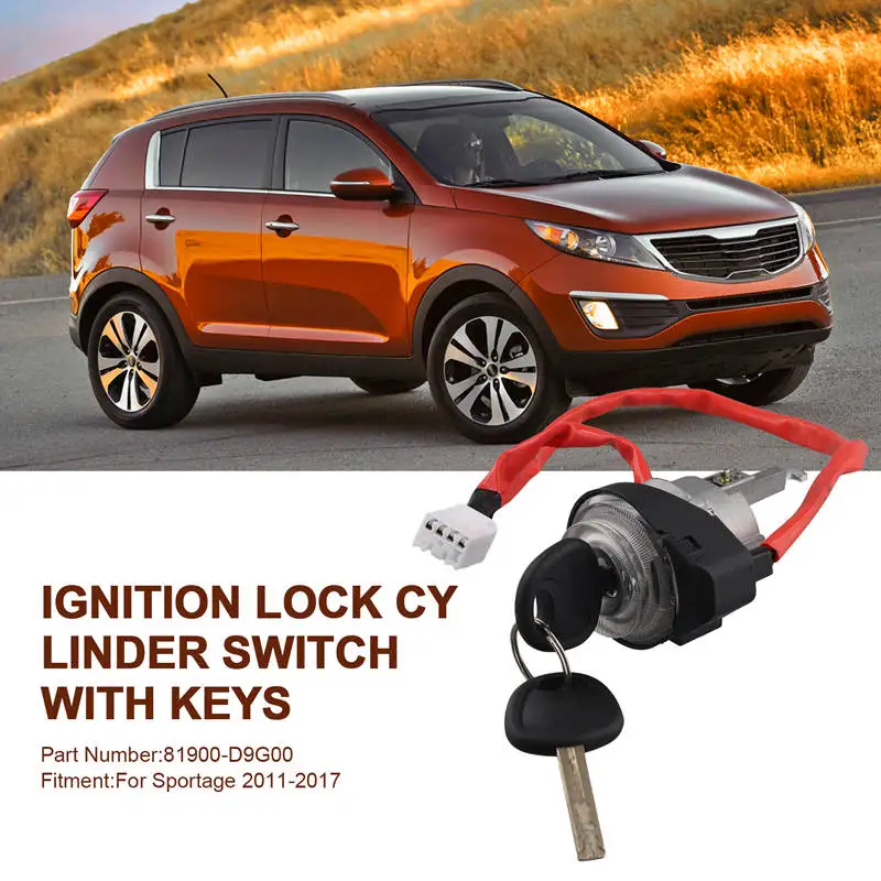 

For Hyundai Kia Sportage 2011-2017 Ignition Lock Cylinder Switch W/ Keys 81900-D9G00