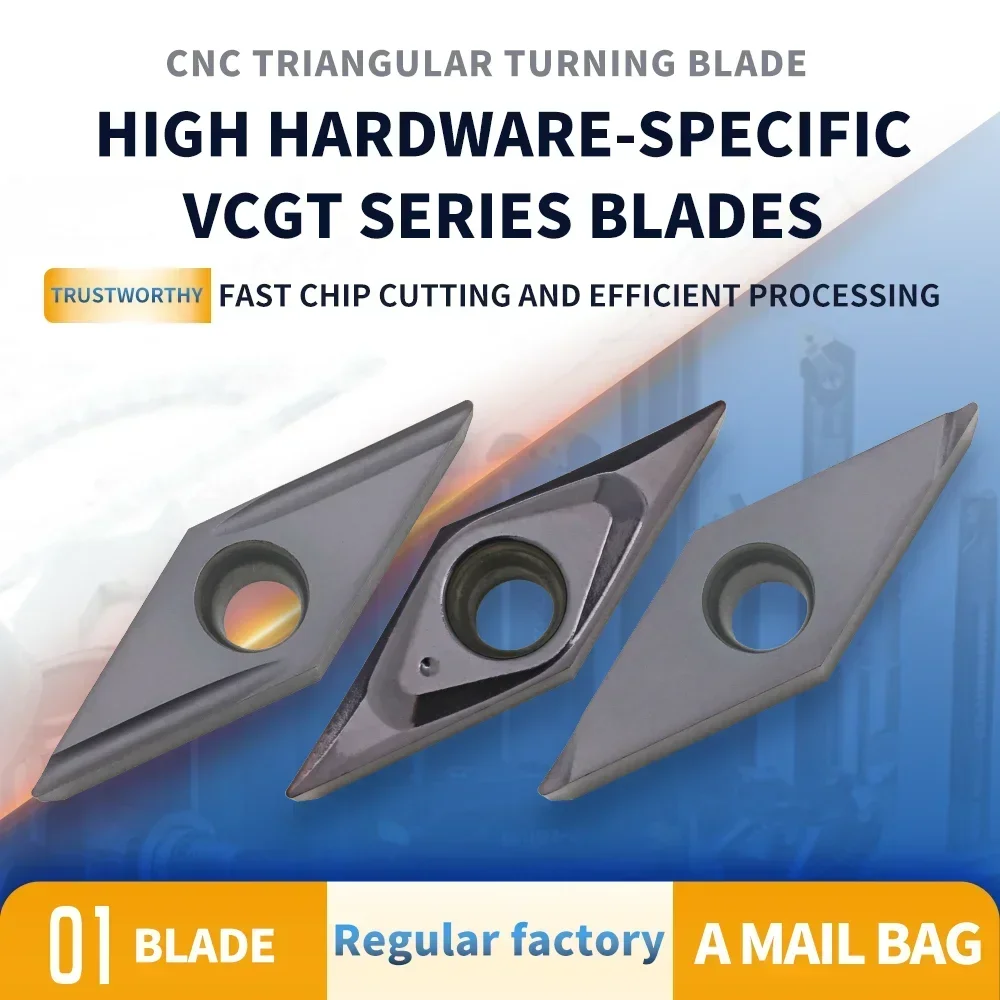 TAOPU Cutting Lathe Cutter VCGT Turning Tool Carbide Insert  VCGT110301 VCGT110302  VCGT110304  Internal Turning Tools