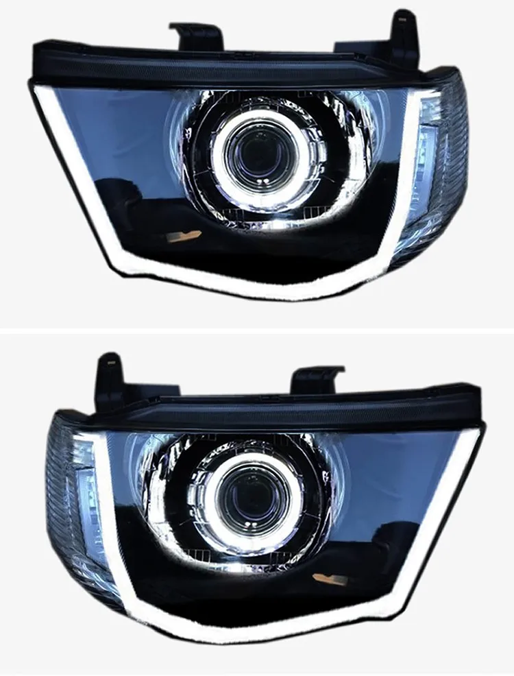 

Car Front Headlamp LED Headlight for Mitsubishi Triton L200 Hi/Lo Beam DRL Daytime Running Light Turn signal