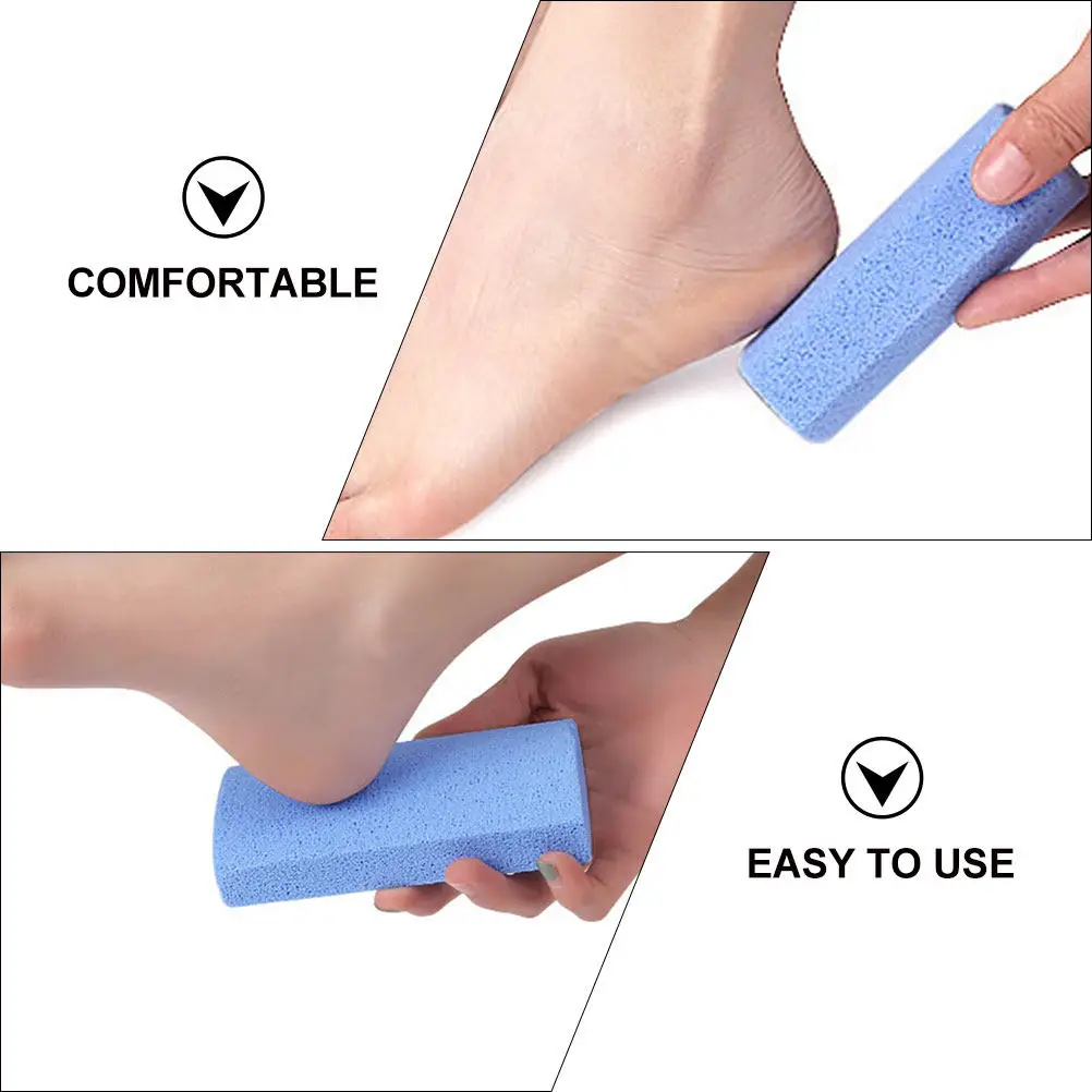 2Pcs Premium Foot File Pumice Cracked Heel Repair Exfoliator Callus Remover Salon Grade Foot Sole Scrubber Pedicure