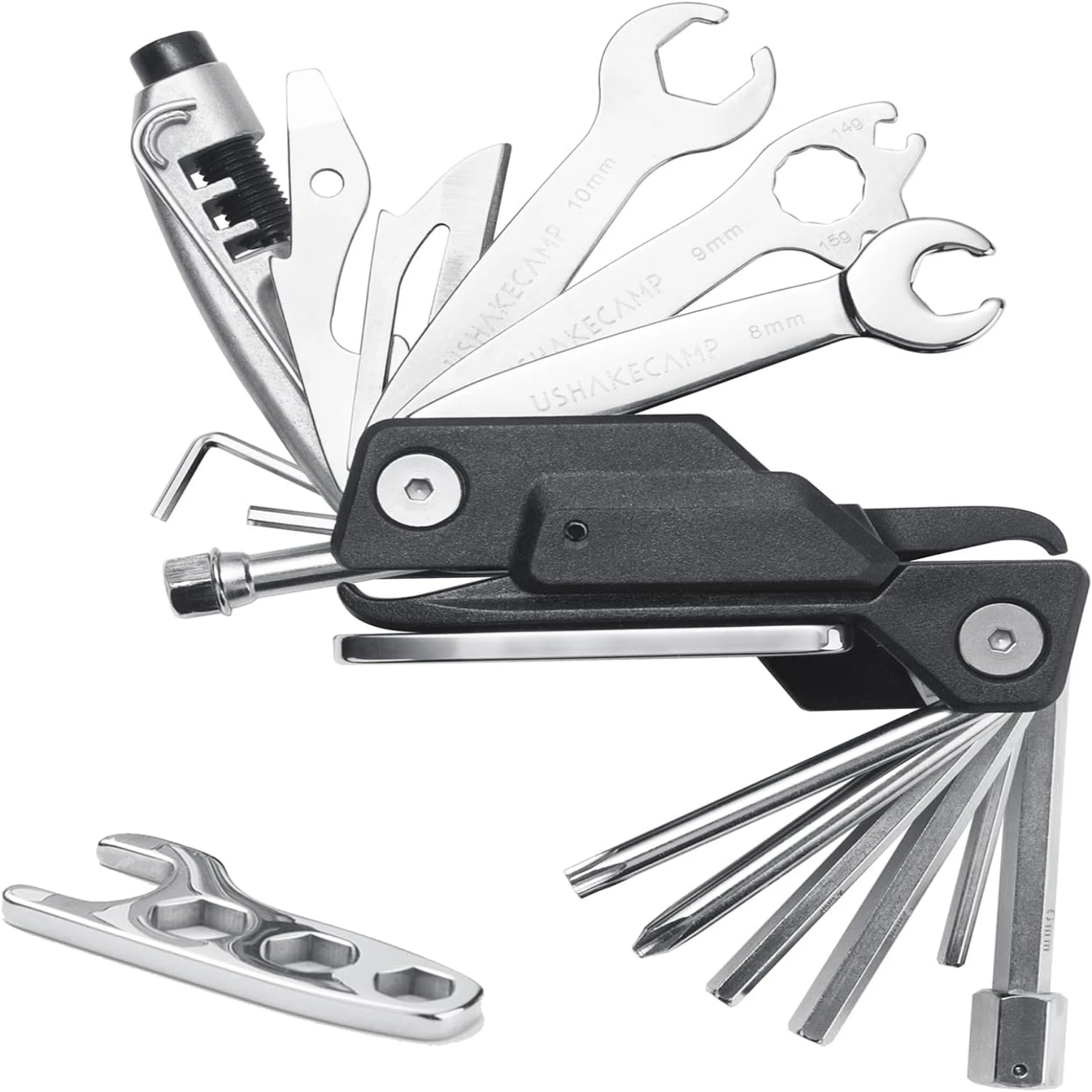 Convenient, versatile, and lightweight essential bike tool kit for outdoor enthusiasts - The perfect MTB multi-tool with a handy