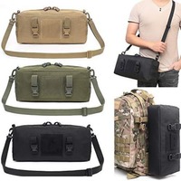 Outdoor Climbing Bags Waterproof Military Tactical Accessories Shoulder Bag 600D Nylon Camping Hiking Waist Bag