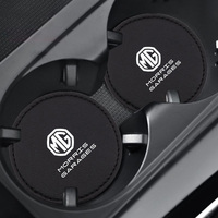 2Pcs Car Coaster Mat Water Cup Slots Non-Slip Pad For MG GT EV MG3 6 5 7 GS Pilot HS ZS ZX Gundam 350 Parts SW TF Auto Accessory