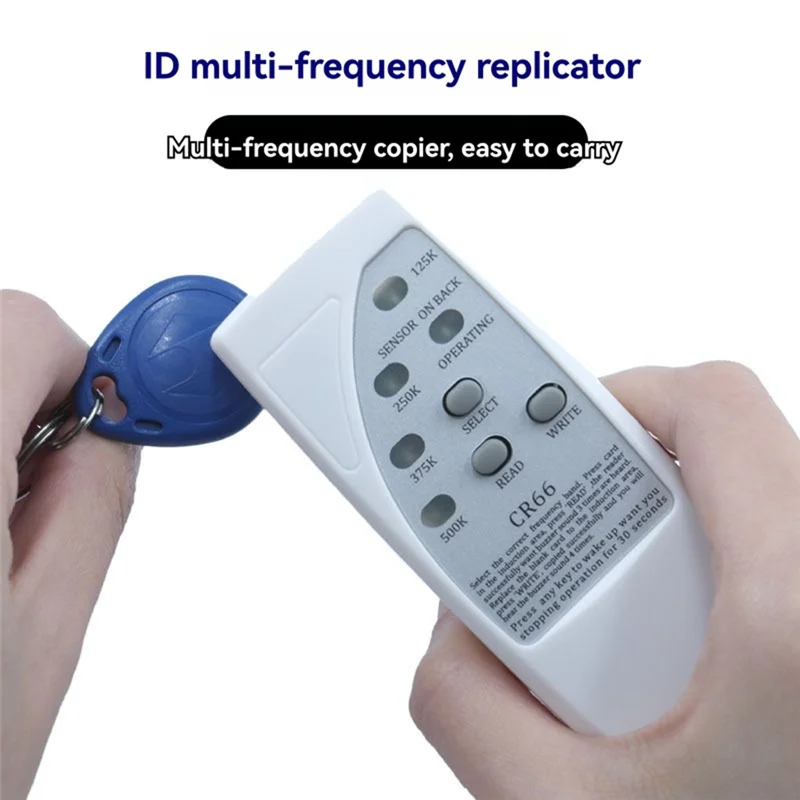 ABGI-RFID Smart Chip Reader Writer + 3X5200 Portachiavi 125Khz ID Copiatrice Duplicatore ID Tag Programmatore Per EM4305 T5577