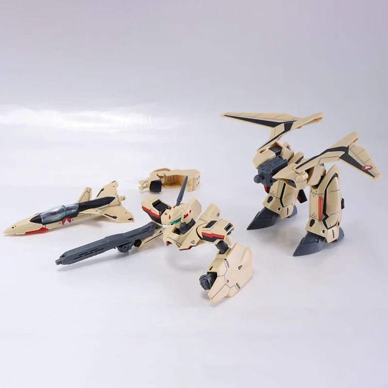 ในสต็อก Bandai HG 1/100 YF 19 The Super Dimension Fortress Macross Action Figures Mobile Suit ของเล่นสำหรับของขวัญเด็ก FRS WB