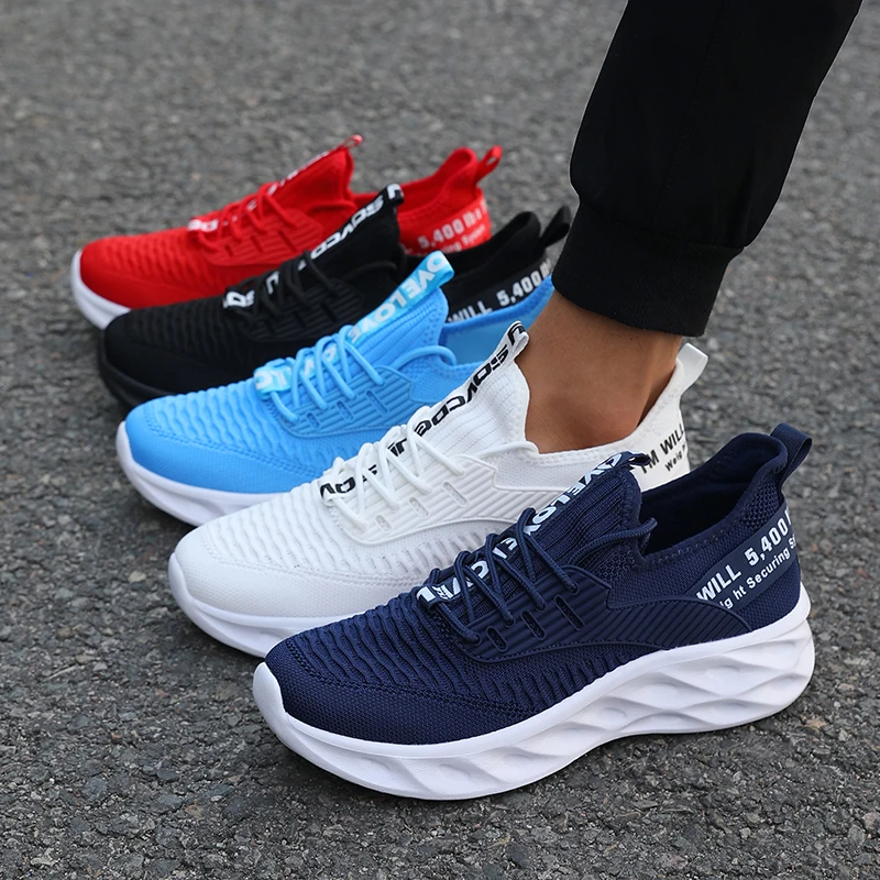 2026 Herren Tennisschuhe Luftdurchlässiges Mesh Leichte Rutschfeste Sneaker Gym Sportschuhe Männer Trainingsschuhe Chaussure Homme – Detail 8
