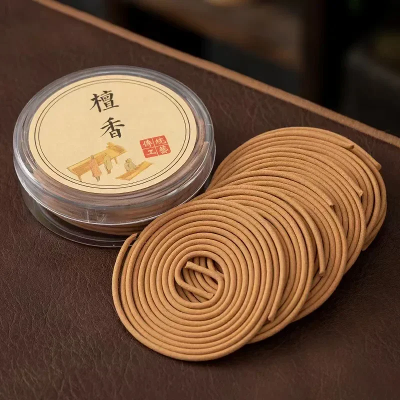 

20 Plates Natural Coil Incense High-end Sandalwood, Agarwood, Rolled Incense, Aromatherapy Yoga Fragrance Indoor Deodorization