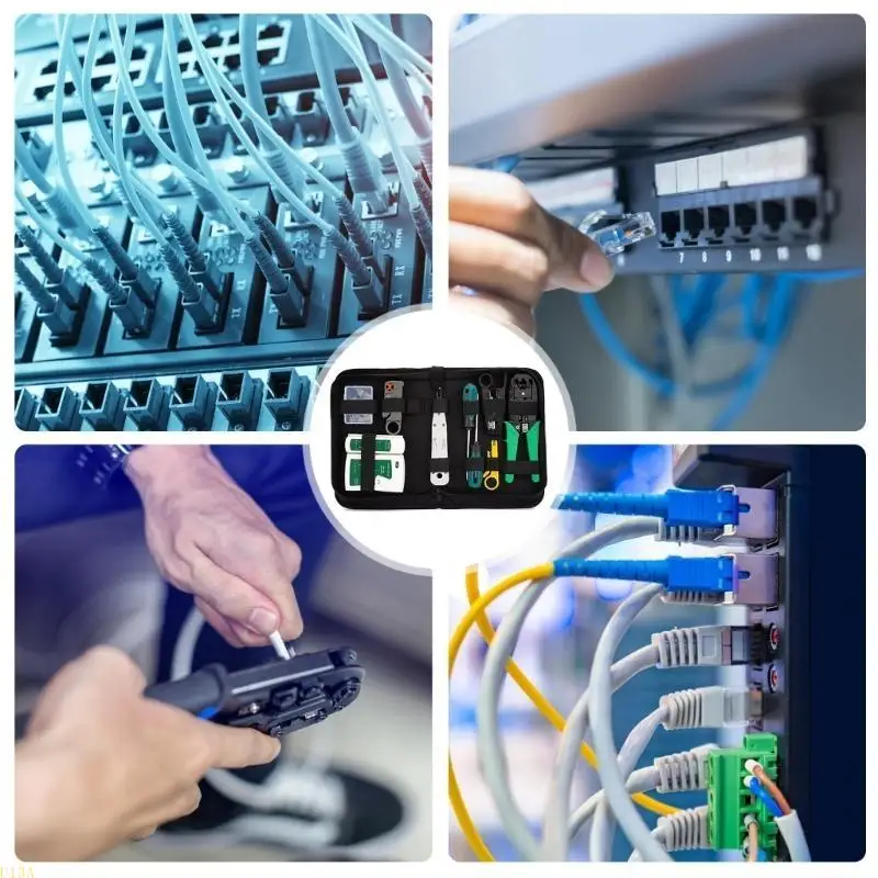U13A RJ45 Passt CRIMP -Werkzeugkit Ethernet Crimper Cat5e Cat6 Cat6a Cat7 Tool – Detail 7