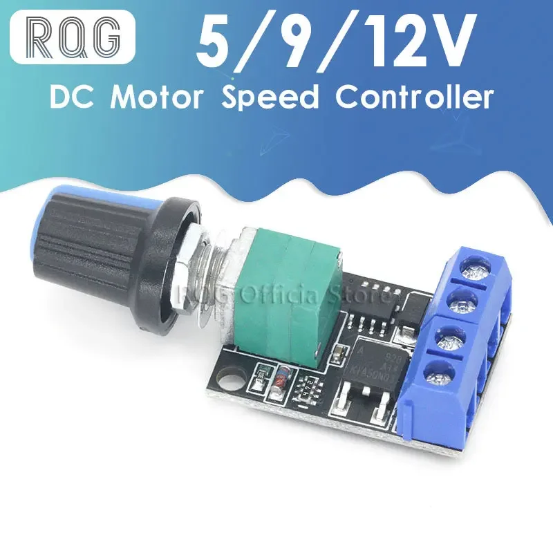 1/3PCS 5V 12V 10A Voltage Regulator PWM DC Motor Speed Controller Governor Stepless Speed Regulator LED Dimmer Power Controller