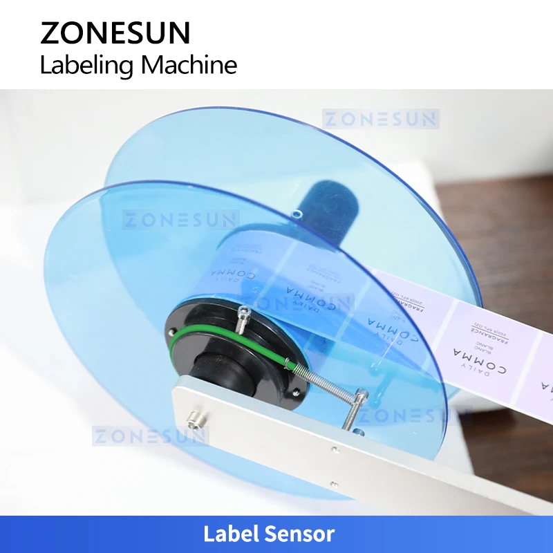 ZONESUN etichettatrice per bottiglie rotonde etichettatrice per etichette in plastica etichettatrice per etichette etichettatrice ZS-LT50