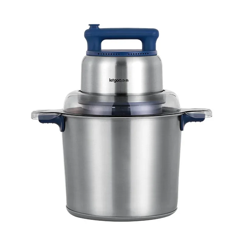 220V 8L Electric Meat Grinder Commercial Household Electric Stainless Steel Meat Grinder Kitchen Broken Meat Processing Machine