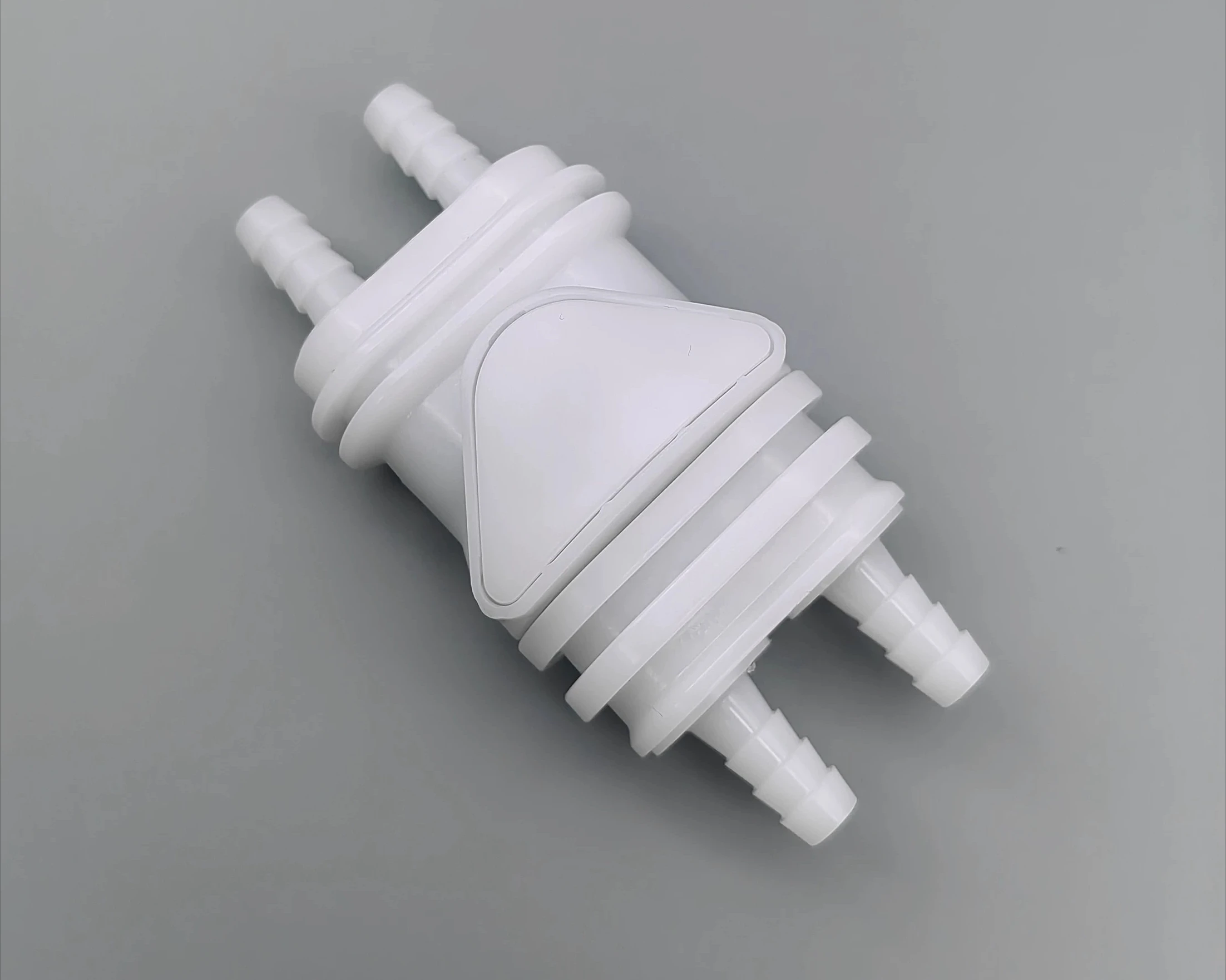 Plastic Double Head Non-CPC Quick Disconnect Double Joint and Gas Integrated Beauty Instrument Water Purification  Stop Valve