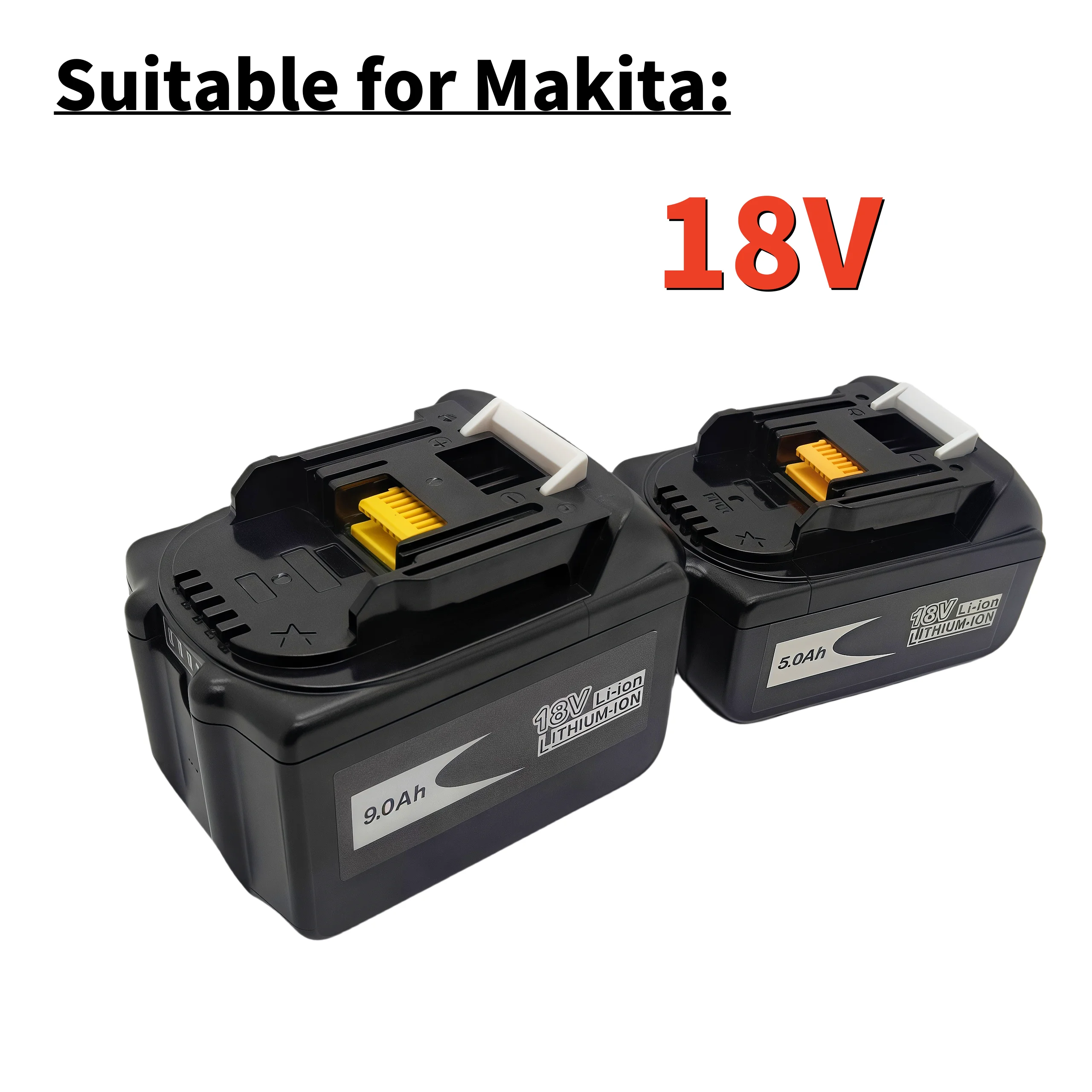 2025-New Lithium-Ion Battery, 18V 9.0Ah, Replacement Battery for Makita LXT400, BL1860B, BL1860 and BL1850 Series Power Tools.
