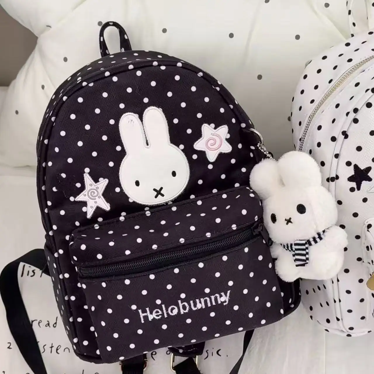 

Cartoon New Style Wave Point Young Girl Gao Yan Value Miffy Backpack Lovable Bunny High-capacity Be All-match Commuter Bag 2026