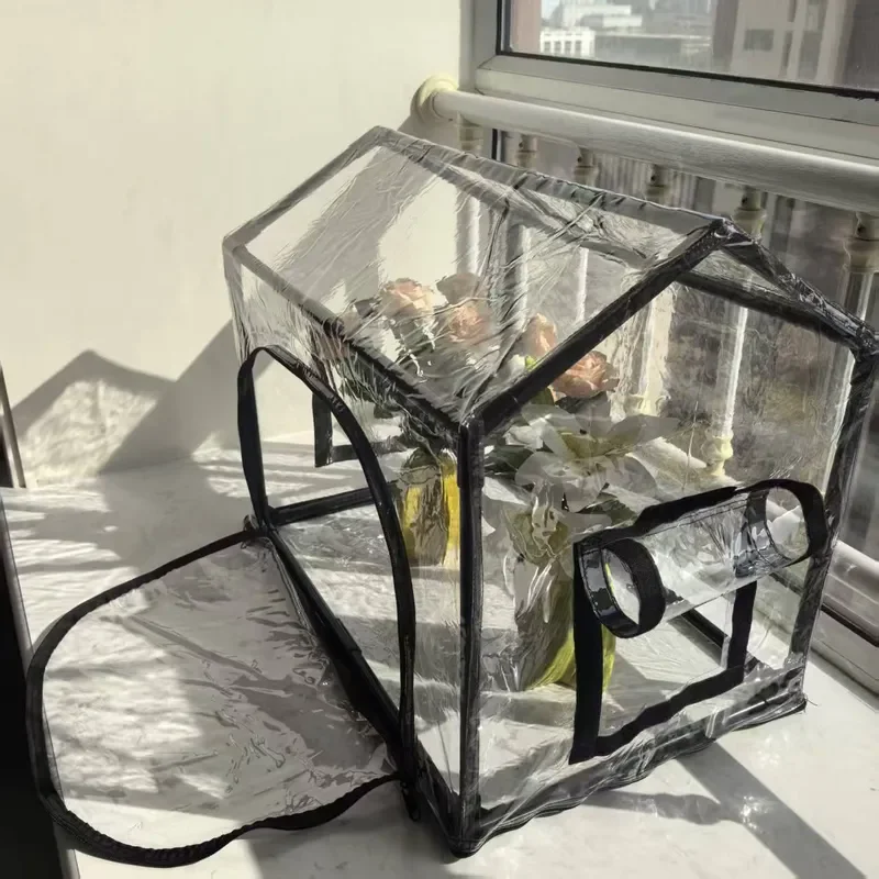 For Household Winter Succulent Seedlings Flowers Vegetables Rain Shelter Small Flower Shed Moisturizing Greenhouse