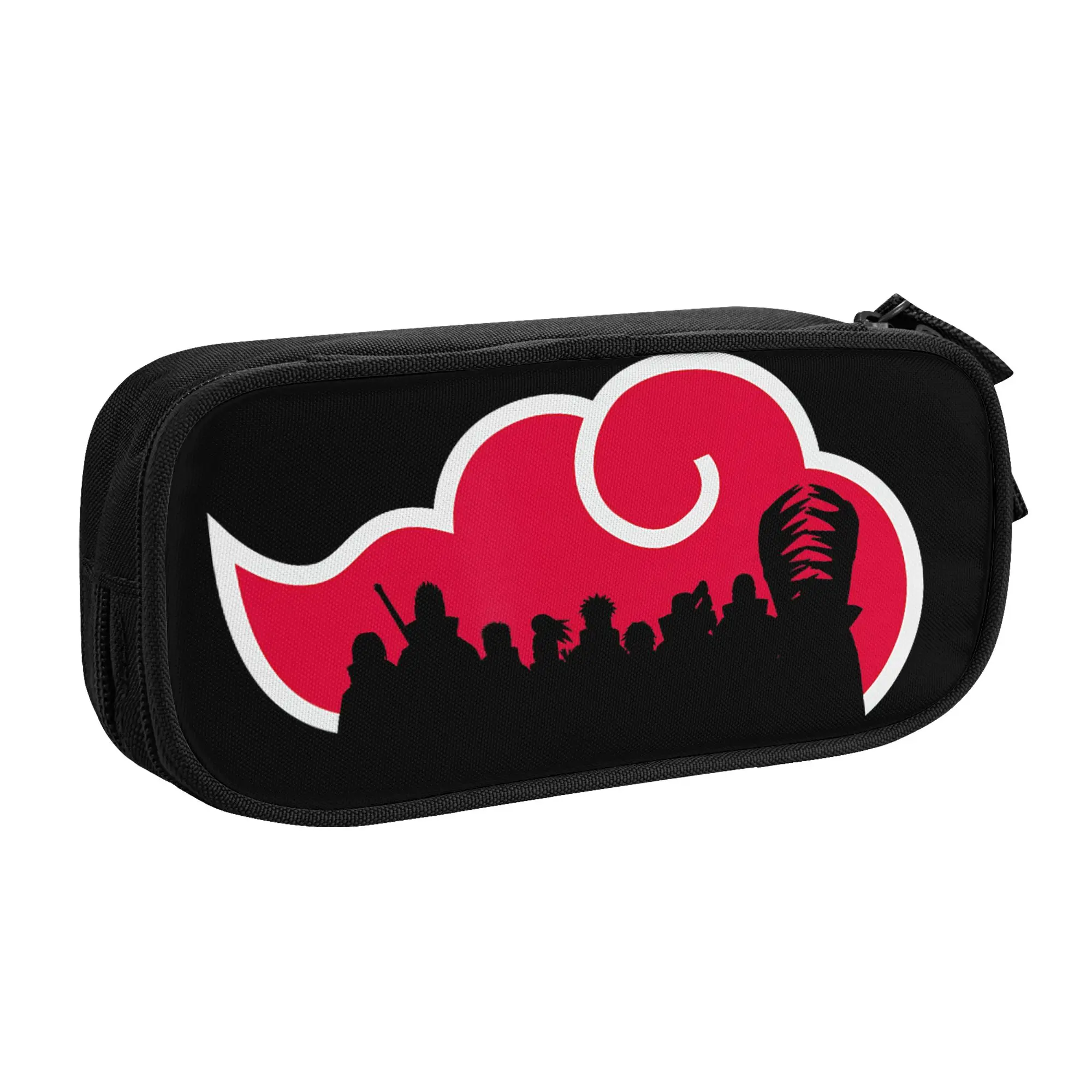 Large Capacity Bags for Child Cartoon Naruto Shippuden Akatsuki Silhouette Anime  Handheld Study Bag for Boys Gilrs Kids