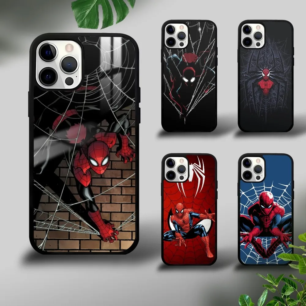 

Spider Man Art Design Phone Case For iPhone 16 15 14 13 12 11 Pro Xs Max Mini Plus Celulares Hard Funda Dropshipping