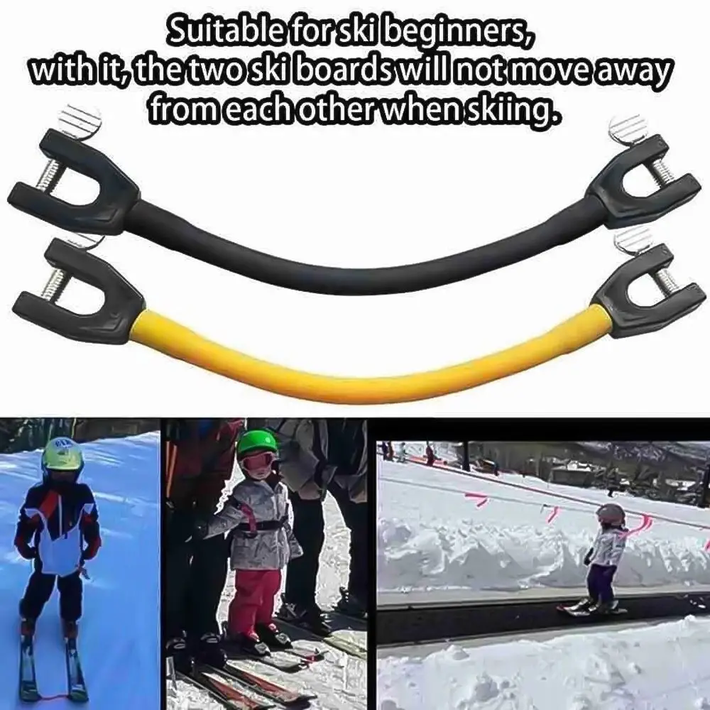 

For Beginners Ski Tip Connector Anti-slip High Elasticity Ski Fixture Aid Connector Firmer Ski Wedge Aid Connector