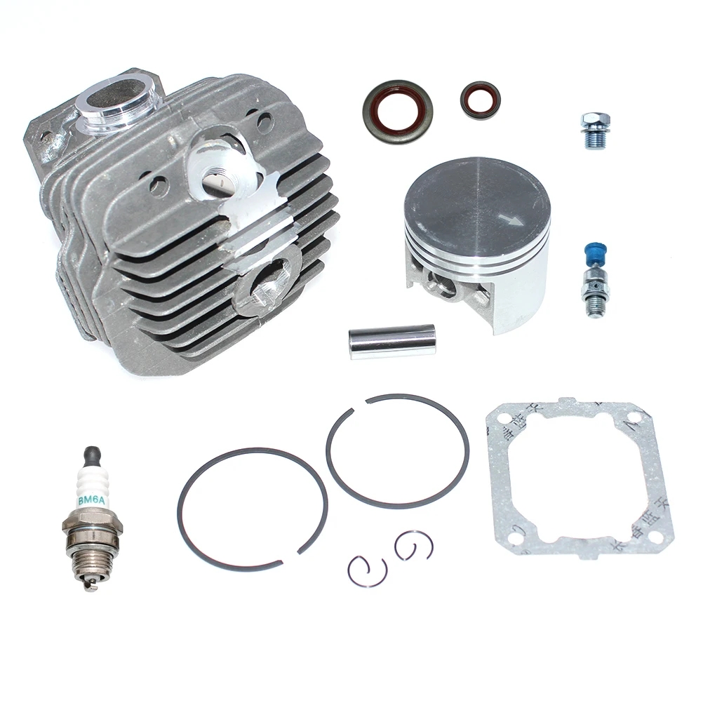 50mm Cylinder Piston Kits 10mm Pin For Stihl MS440 044 044R 044W MS440RZ MS440VWZ MS440Z Chainsaw 1128 020 1227