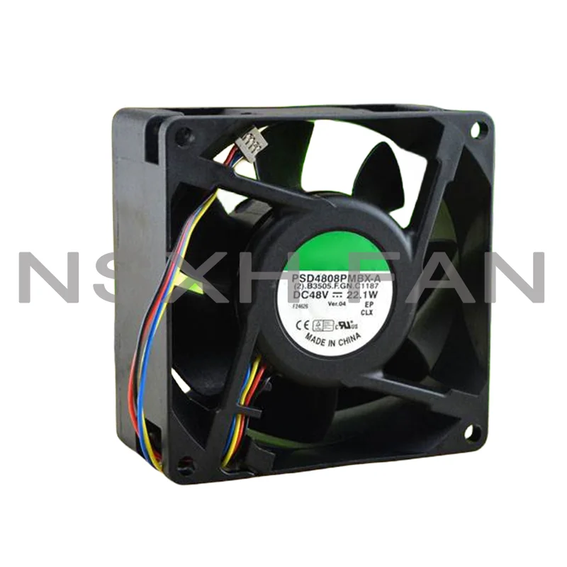 PSD4808PMBX-A 80*80*38MM 80mm 48V 22.1W Server Square Inverter Axial Cooling Fans