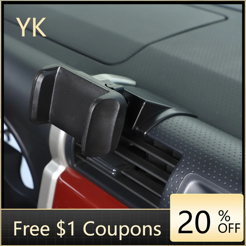 

Car Center Console Mobile Phone Holder GPS Mobile Phone Navigation Holder For Toyota FJ Cruiser 2007-17 Interior Car Accessories