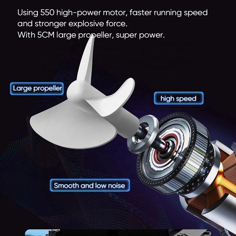 500 متر سفينة سياحية طويلة نظام تحديد المواقع RC قارب طعم سمك كبير هوبر ضوء الليل مسافة بعيدة لاسلكية للتحكم عن بعد يخت قارب طعم البحر #3