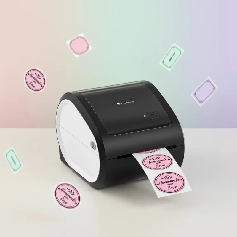 D520-BT Bluetooth Thermal Shipping Label Printer, 4x6 Barcode Printer for Small Business Packages/Address/Postage
