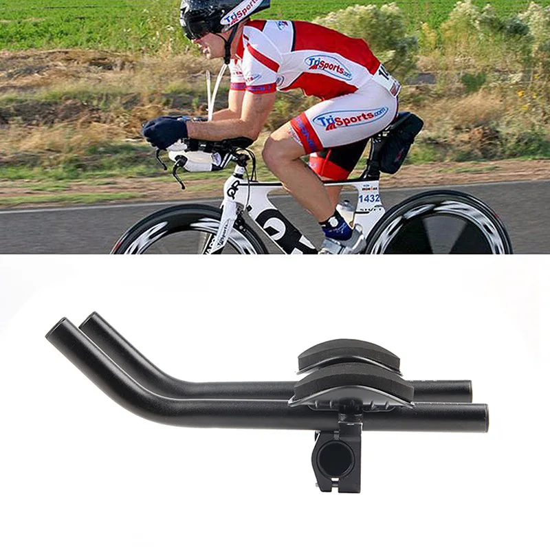 Rest TT Handlebar Aero Bars for Triathlon Time Trial Tri Cycling Bike Rest Handlebar for Bicycle Bike Long Distance Riding