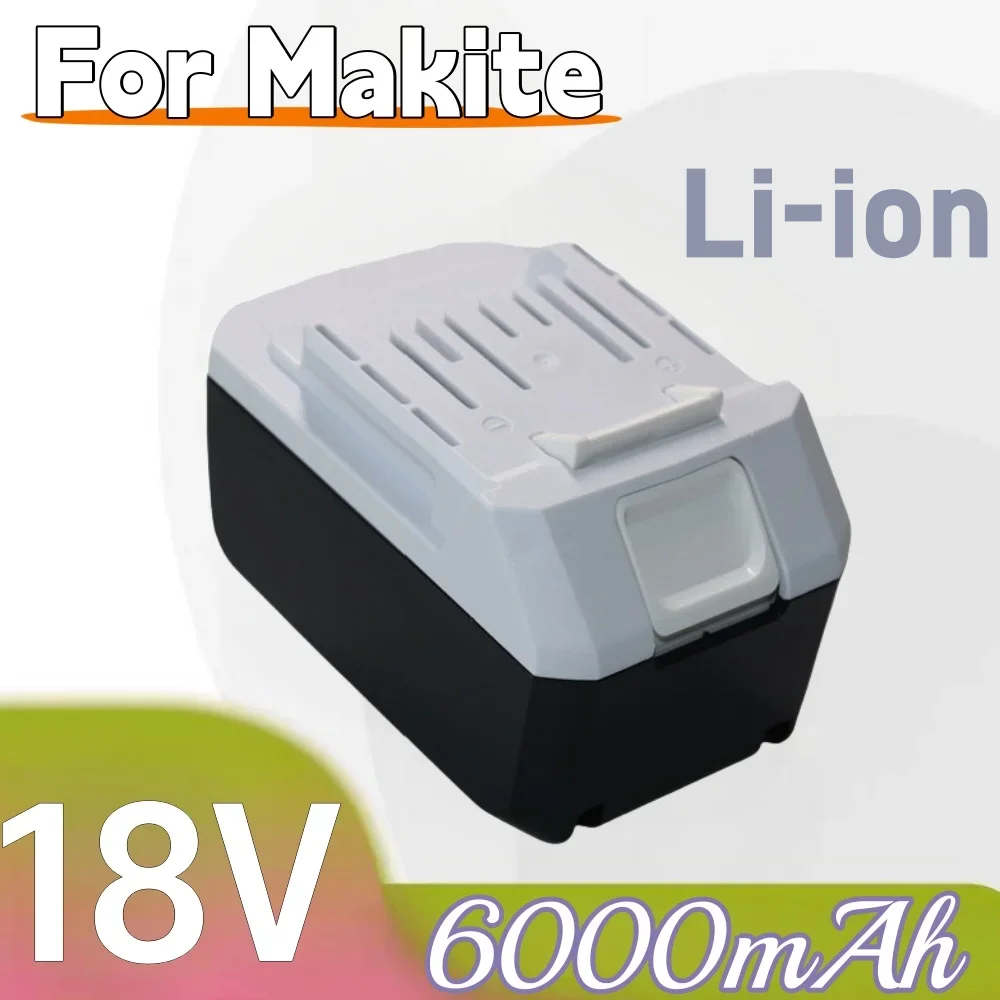 แบตเตอรี่แบบชาร์จไฟได้ Makita 18V 6.0AH ของแท้เหมาะสำหรับ Makita BL1811G BL1815G BL1820G แบตเตอรี่เครื่องมือทางไฟฟ้า BL1813G