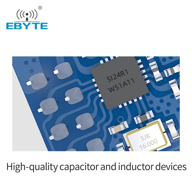 Si24R1 Wireless SPI Module 2.4GHz 20dBm Long Distance Power Enhanced Receiver EBYTE E01C-ML01DP4 PCB Antenna Wireless Module