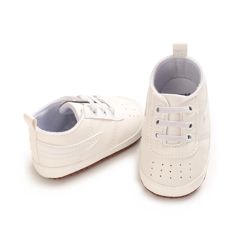 Baby-Sneaker mit weicher Sohle, Neugeborenen-Laufschuhe, rutschfeste PU-Leder-Freizeitschuhe für Kleinkinder von 0-18 Monaten, für Jungen und Mädchen. – Detail 17