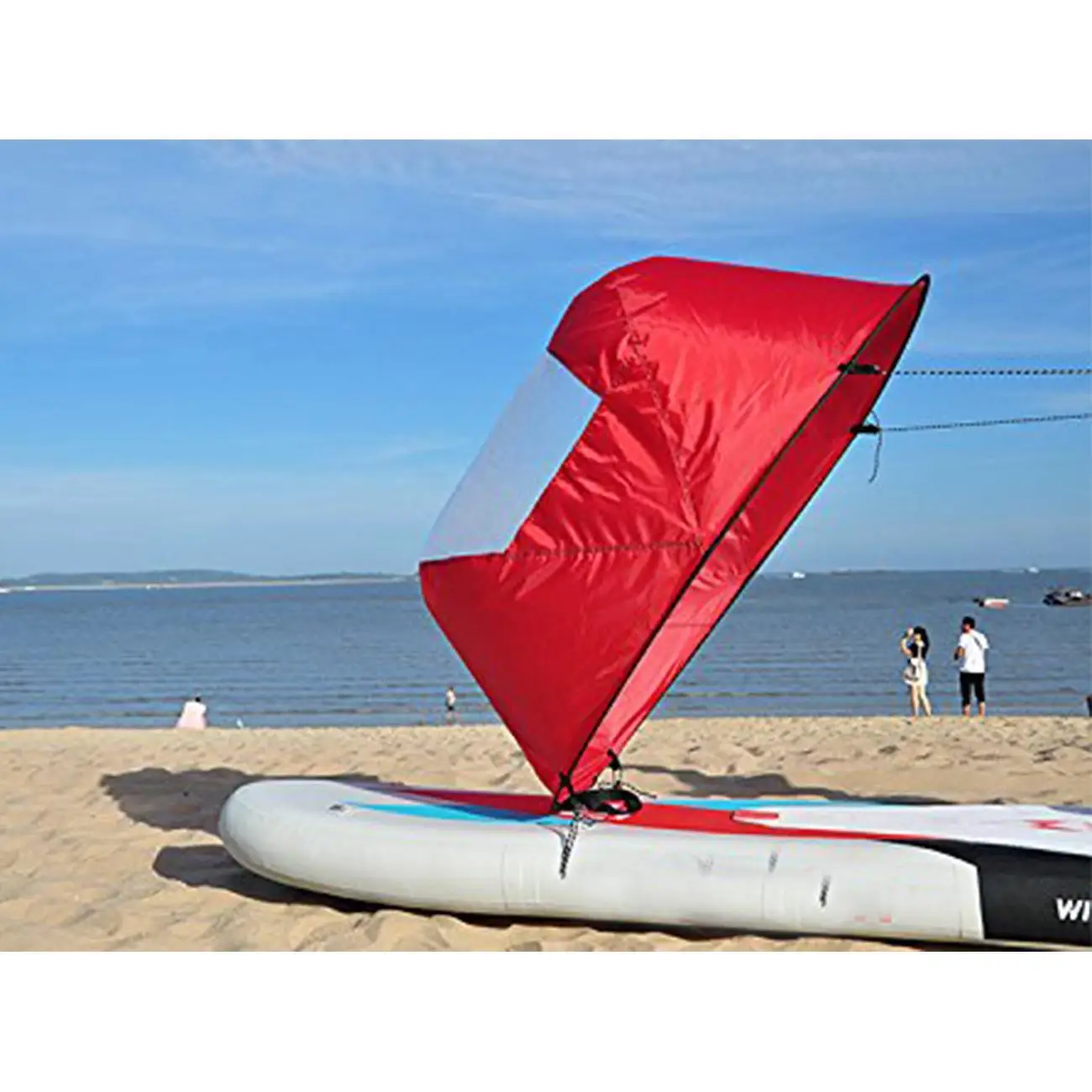 42'' Foldable Kayak Boat Wind Sail Surfing Wind Paddle Kayak Sail Durable Downwind Paddle Rowing Boats Wind Window Drop Ship Hot