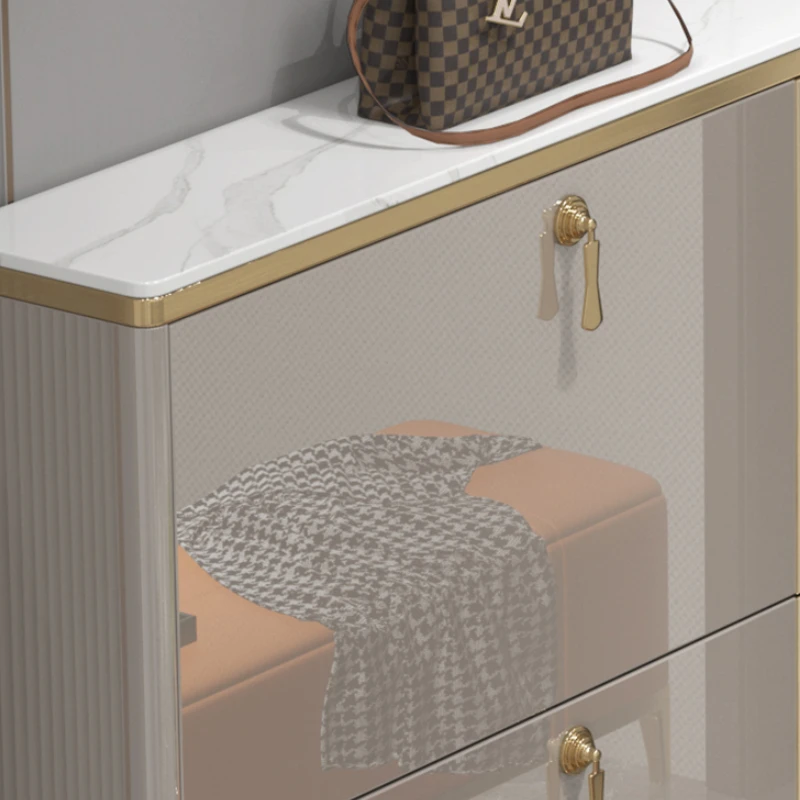 

Strong White Shoe Cabinet Waterproof Beutiful House Modern Storage Shoe Rack Space Saving Luxury Schoenen Kast Home Furniture