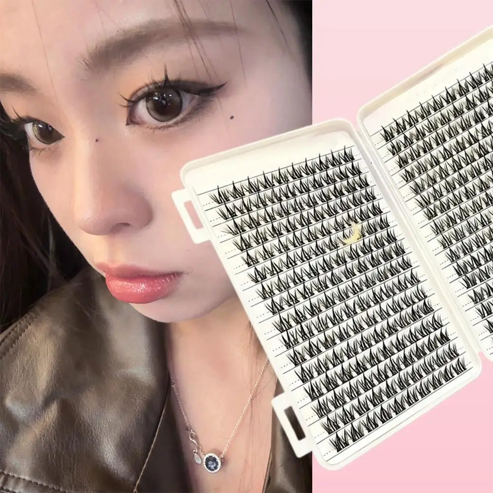 32 Rijen Manga Lash Wimper Boek Valse Wimpers Natuurlijke Make Wimpers Cluster Professionele Wimpers Manhua Elf Piekerige Extens H8K7