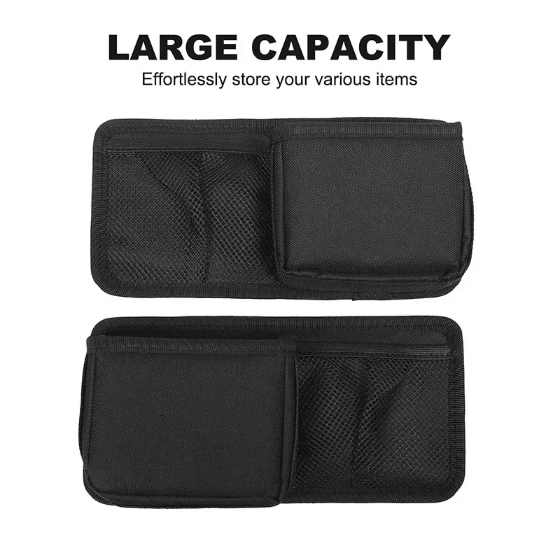 For Toyota Cruiser Prado 2024+ Car Center Console Seat Side Storage Box Organizer Bag Interior Accessories Automotive 2PCS