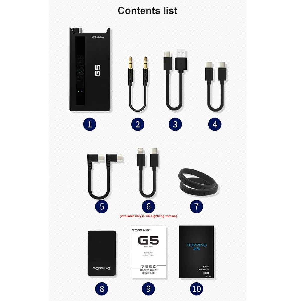 TOPPING G5 Bluetooth портативный USB ЦАП усилитель для наушников чип ES9068AS аудио высокого разрешения PCM768 DSD512 3,5 + 4,4 мм выход