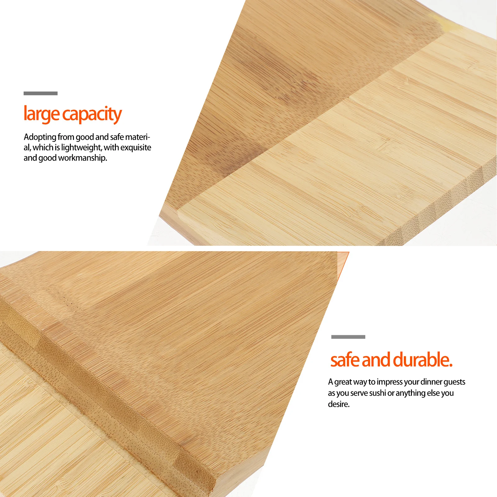 

Bamboo Sushi Board Japanese Style Sushi Serving Tray Rotating Step Stair Plate For Sashimi Snack Fruit Appetizer Home