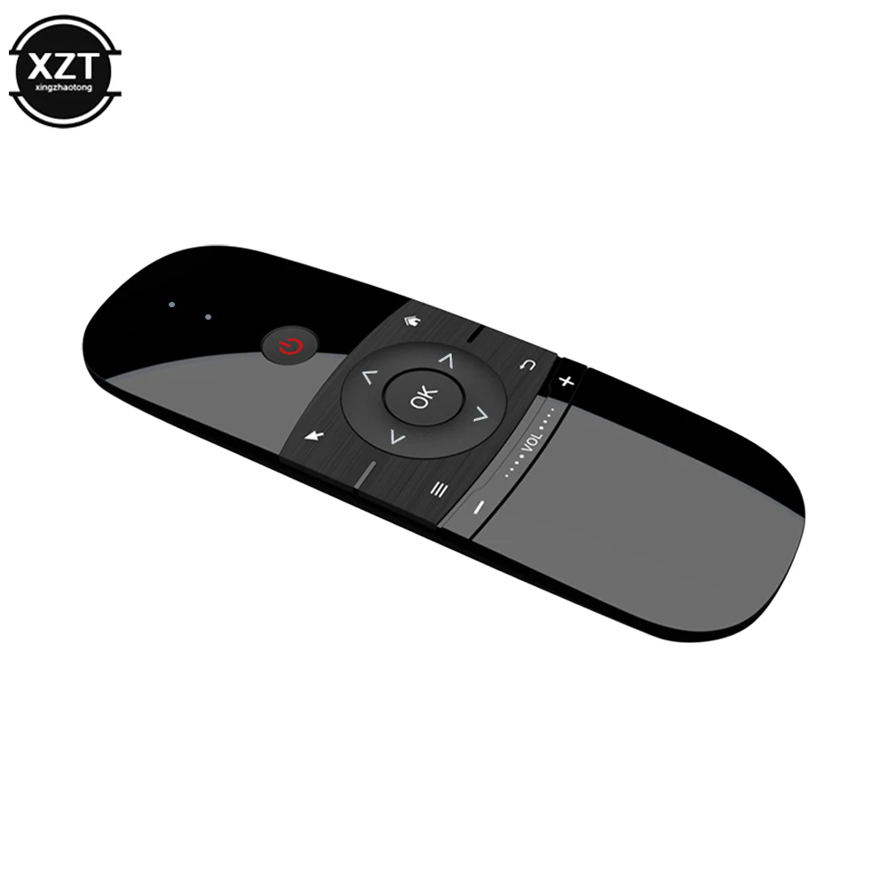 W1 2.4G Remote Control Mini Air Mouse Wireless Keyboard 6-axis Motion-Sensitive Infrared Intelligent Remote Control USB Receiver