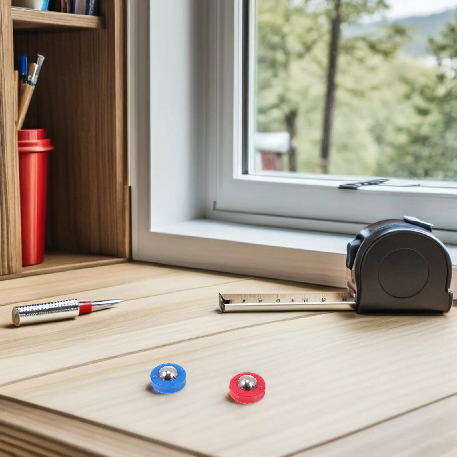 

30 шт. мини-шайб для настольного шаффлборда, красные и синие, для керлинга, сменные ролики для семейных вечеринок