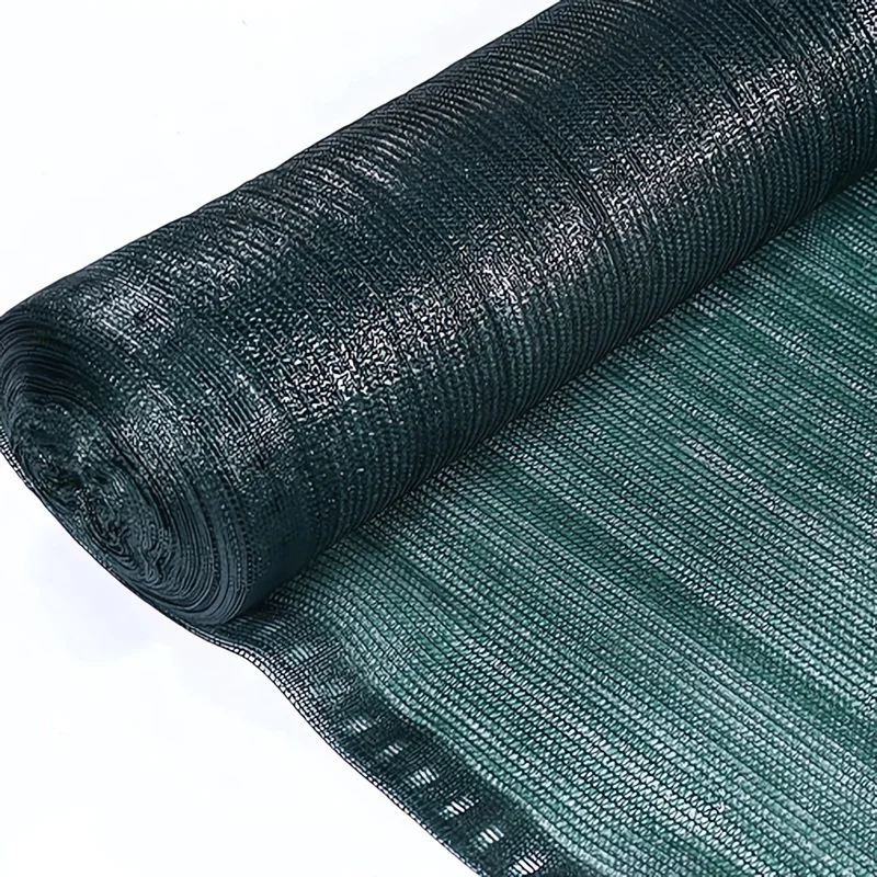 

202550% Shading Rate Dark Green HDPE Sun Shade Mesh Fabric Roll for Garden Privacy Screen & Sunshade Net