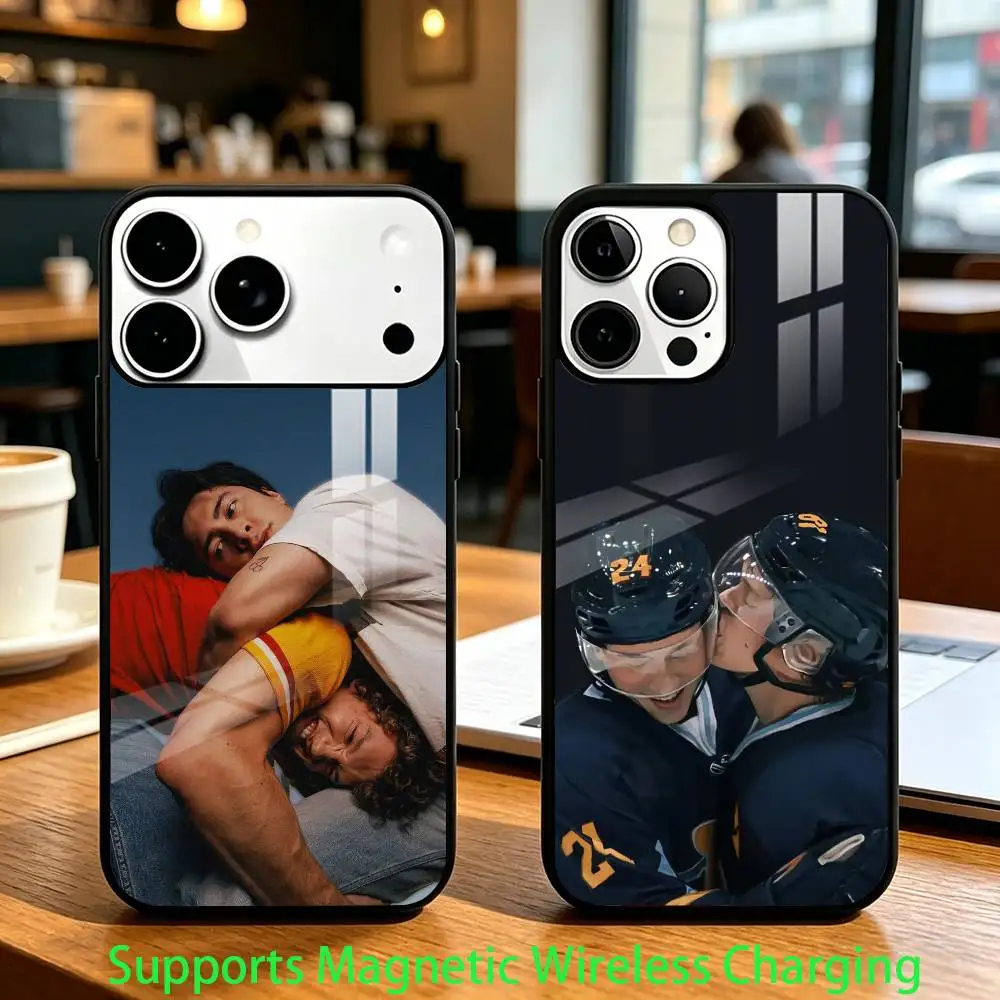 

Movie Heated Rivalry Phone Case For iPhone17,16,15,14,13,12,11 Plus,Pro Allows magnetic wireless charging