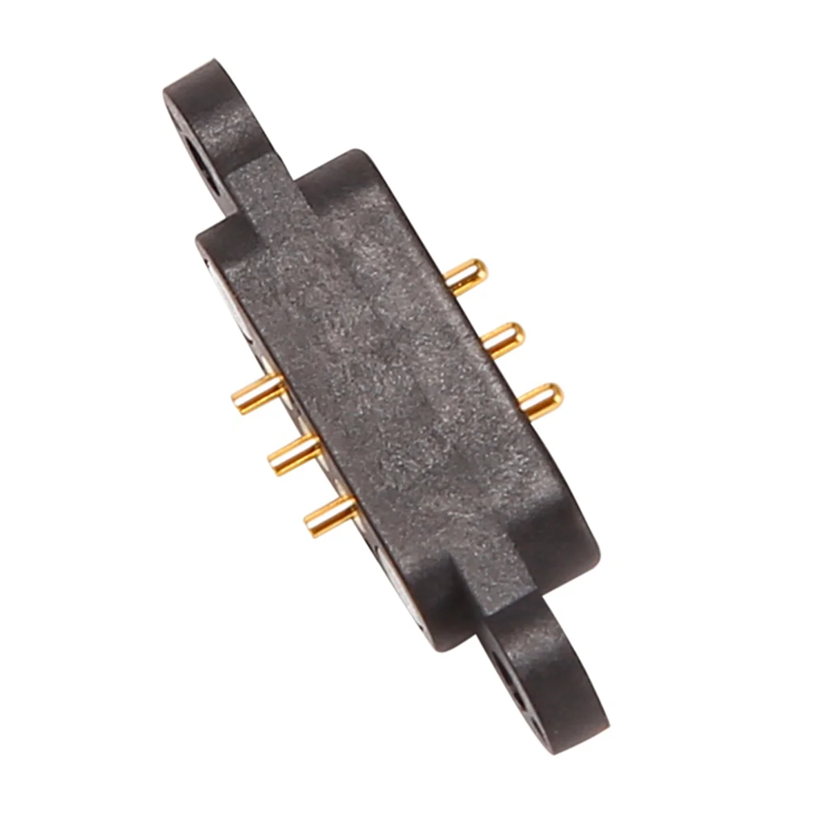 T85C 20Pairs 3Pin Spring Loaded Magnetic Pogo Pin Connector 3 Positions Magnets Pitch 2.3MM Through Holes Male Female Probe