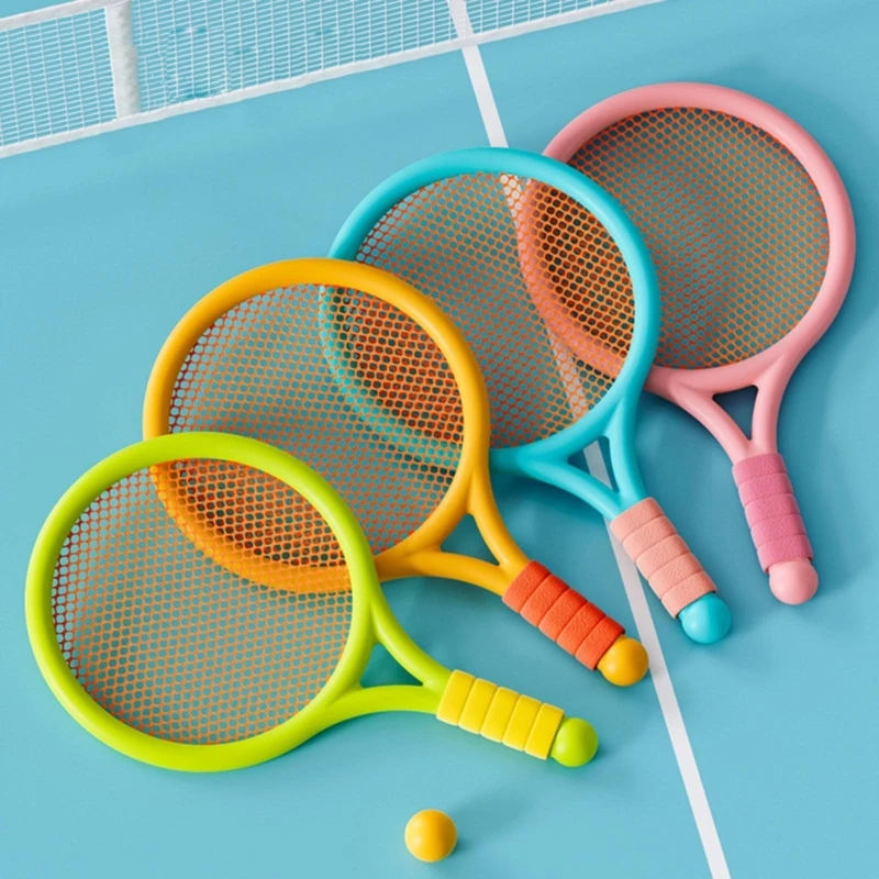 

Children's Badminton Tennis Racket Beginner Training Outdoor Beach Tennis Kindergarten Baby Parent Child Interactive Toys