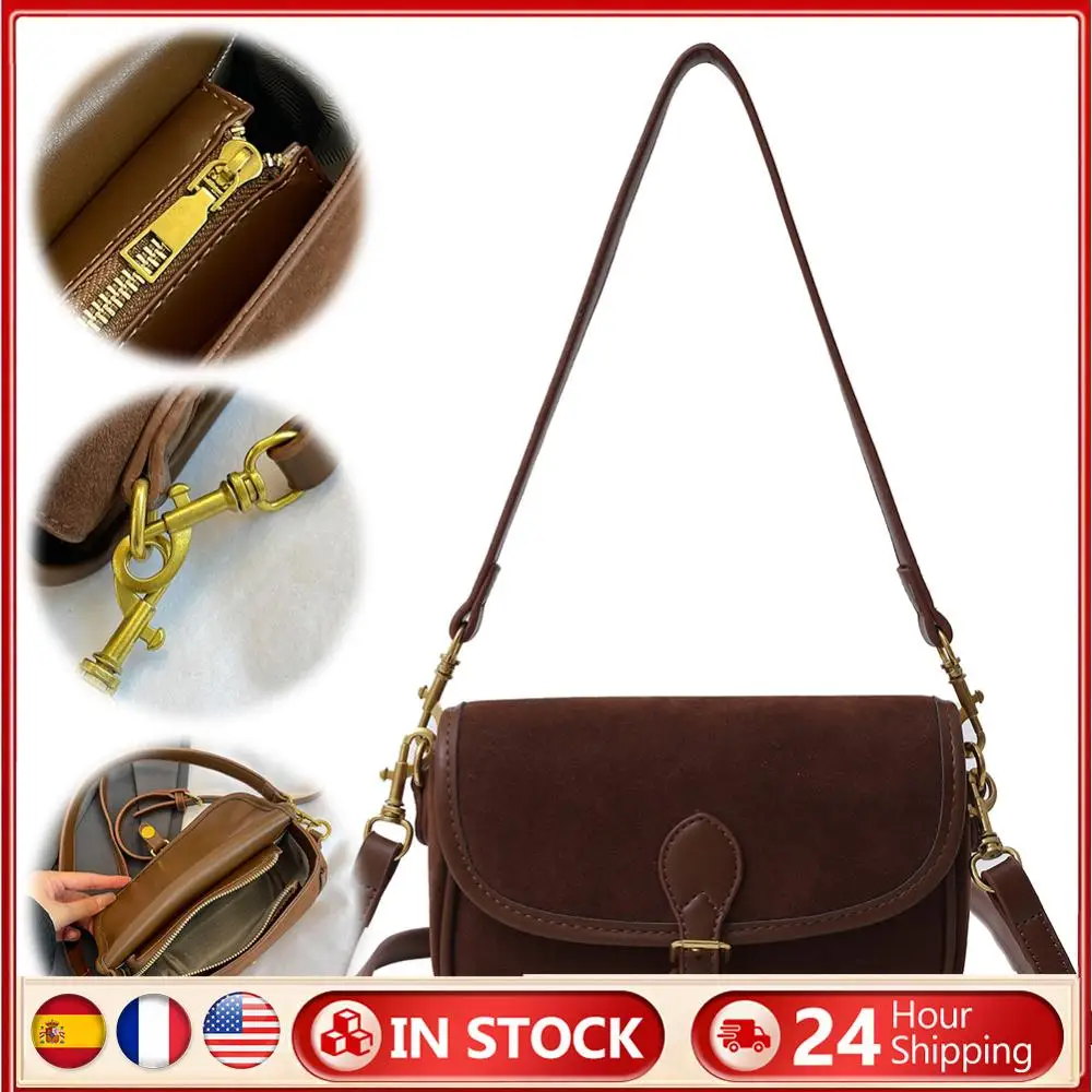 

Crossbody Bag for Women Crescent Underarm Bag Leather Vintage Messenger Purse Handbag for Work Travel